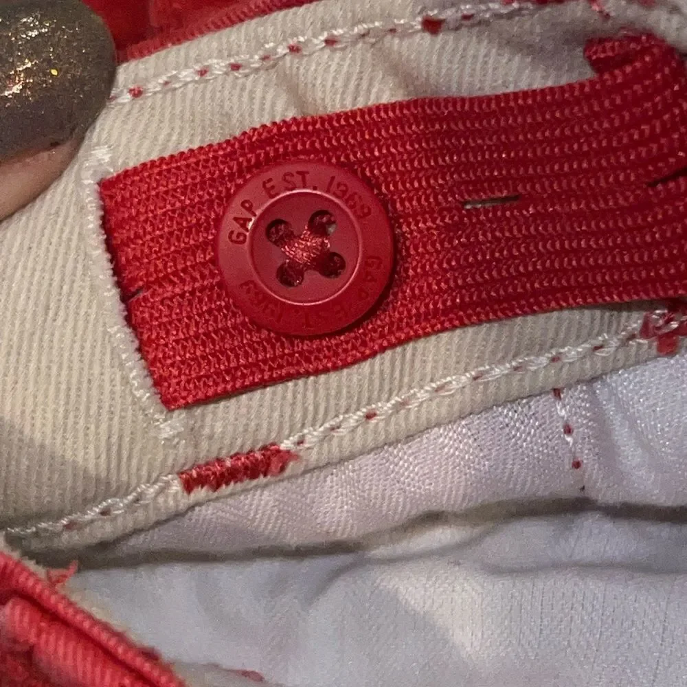 Gap‎ Kids flat front red shorts boys size 8 slim